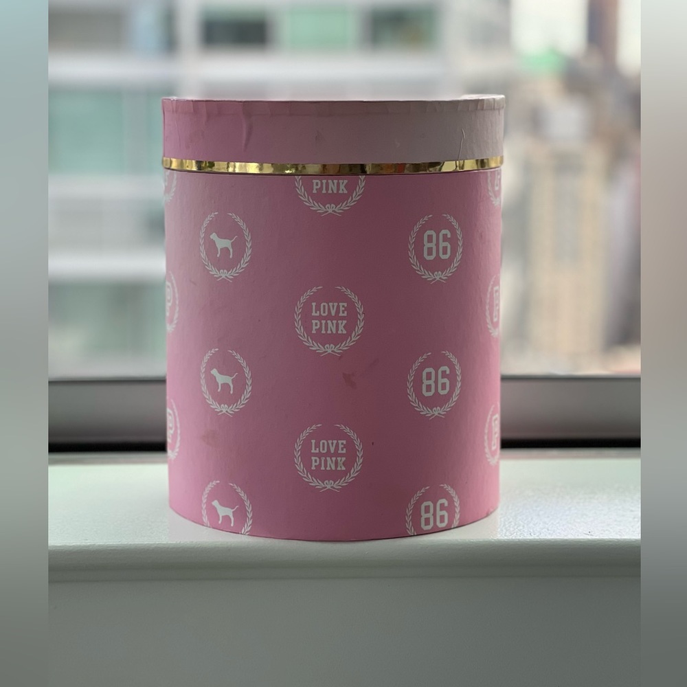 VS PINK Hatbox Display - LOVE PINK Logo